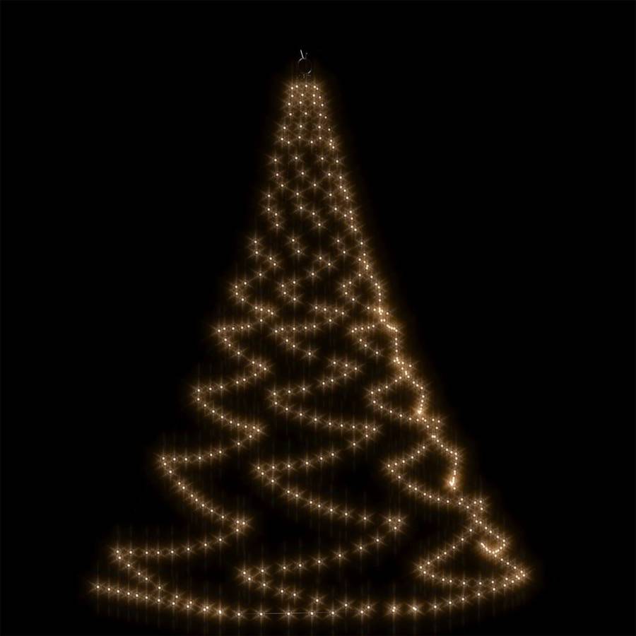 Árbol de Navidad VIDAXL 260 LEDs (Blanco - 300 cm)