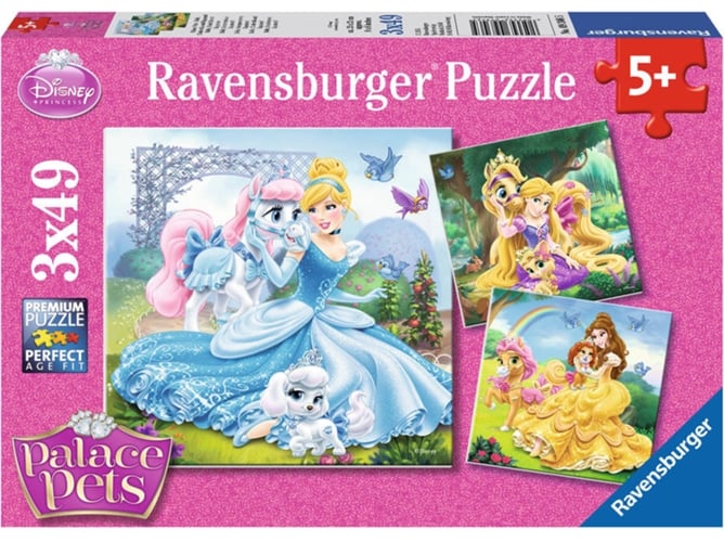 Puzzle RAVENSBURGUER Disney Princess (Edad Mínima: 5 - 49 Piezas)