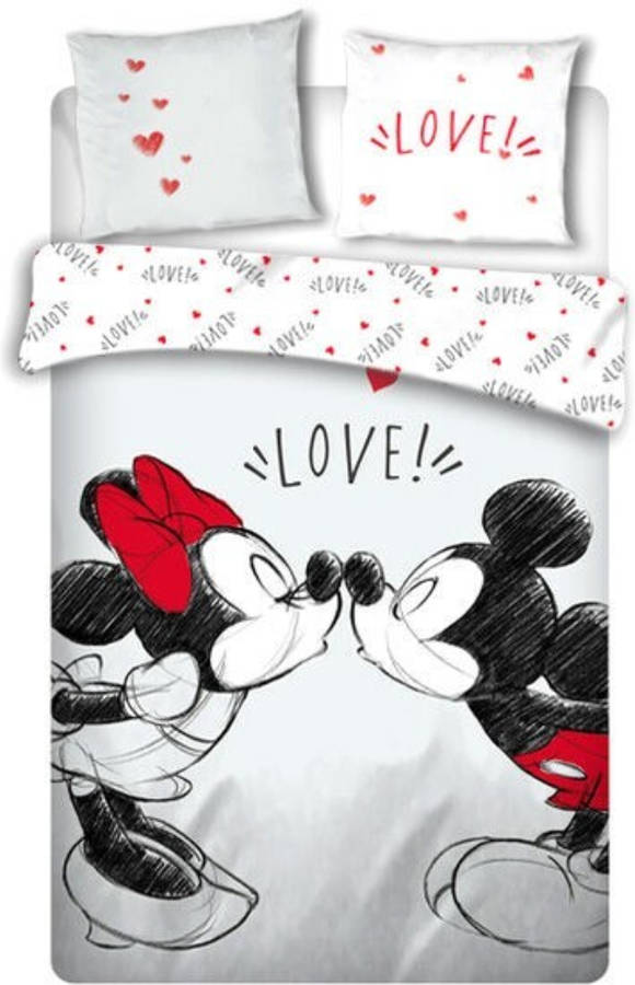 Funda de Edredón MINNIE MOUSE 63787 (Algodón - 220x240 cm)