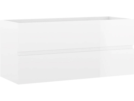 Maison Exclusive Armario espejo de baño con luz LED acrílico blanco  60x12x45 cm