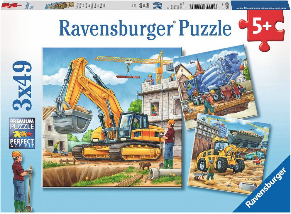 Puzzle RAVENSBURGUER Construción (49 Piezas)