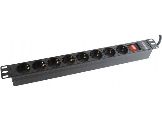 Pdu Energenie Egpdu012 8 enchufes gembird gb1011 regleta para rack 19 tomas rackmount power strip schuko sockets 1u 16a 2m