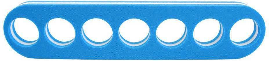 Leisis 0101028 Conector macarrones balsa azul talla para noodles 50x11x3cm