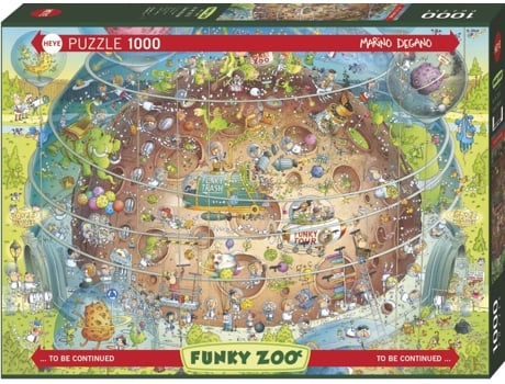 Puzzle 1000 Pcs Degano Zoo Cosmic Habitat (9 años)