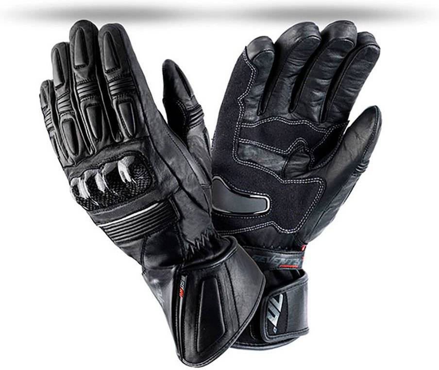 Guantes Seventy Degrees sdr11 racing negro invierno unisex winter para motociclismo