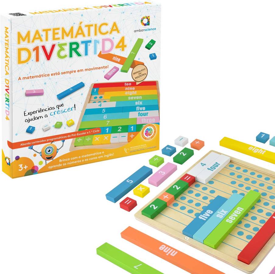 Juego Educativo AMBARSCIENCE Matemática Divertida (Edad Minima: 3 años)