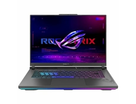 Laptop ASUS ROG Strix G16 G614JZ-N4014 (Gris - 1 TB SSD - 16 - Qwerty Español - 32 GB RAM - Intel Core i9 - Intel - NVIDIA GeForce RTX 4080)