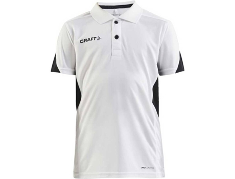 Polo Unisex CRAFT Control Impact Tenis Blanco (6/8 Años)