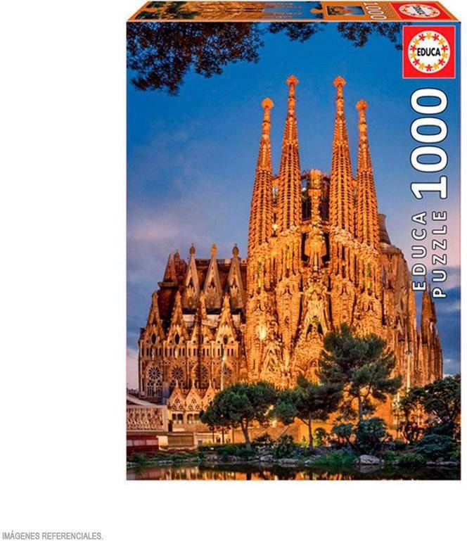 Puzzle Educa Borras sagrada familia 1000 piezas serie world heritage 1.000 17097