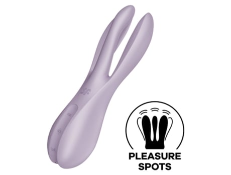 Vibrador SATISFYER Threesome 2 - Violeta