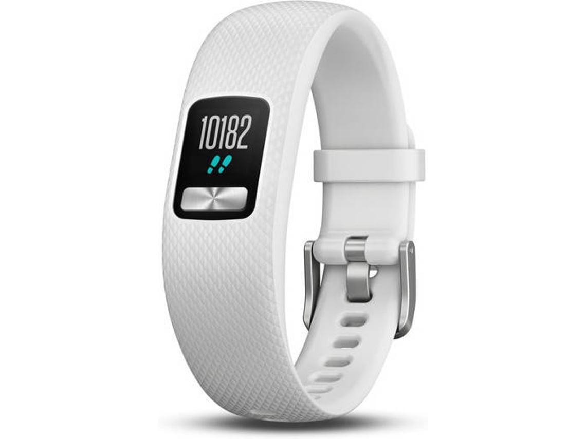 Pulsera de actividad GARMIN vivofit 4 (Bluetooth - Hasta 1 año de autonomía - Resistente al agua - Blanco)