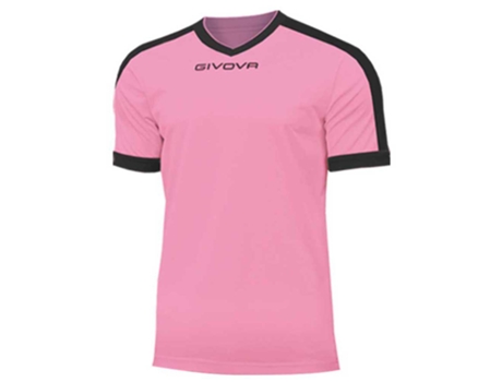 Camiseta de Hombre para Fútbol GIVOVA Revolution Poliéster Rosa (XS años)