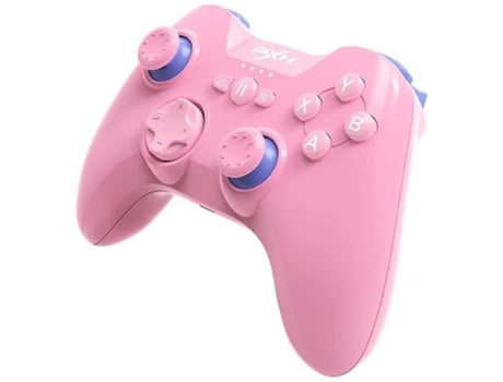 Controlador de juegos inalámbrico Chronus Ios Controlador de juegos móvil Gamepad con soporte para teléfono y gatillo L3 R3Pink BISBISOUS