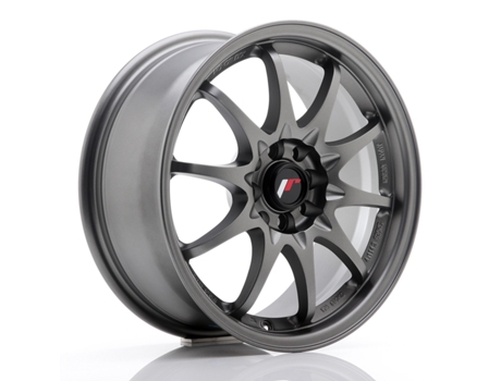 Llanta Japan Racing Jr5 16X7 Et 30 4X100 4X108 Cb 73,1 Gun Metal