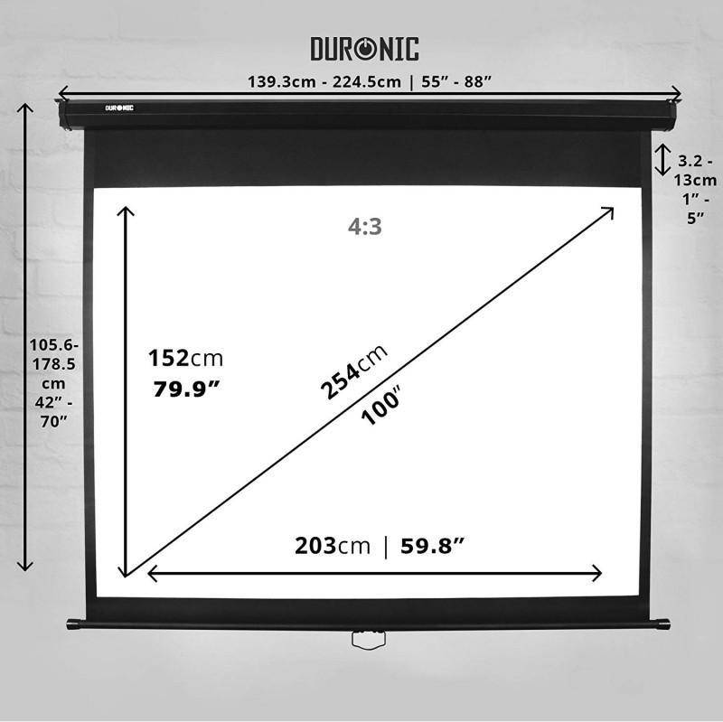 Pantalla de Proyector DURONIC EZ-PTMH-9A5Y