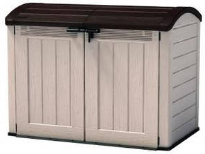 Keter Cobertizo De exterior sio ultra capacidad 2000 litros color topobeige 17199414