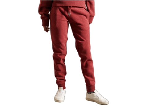 Joggers SUPERDRY Algodón Mujer (36 - Rojo)