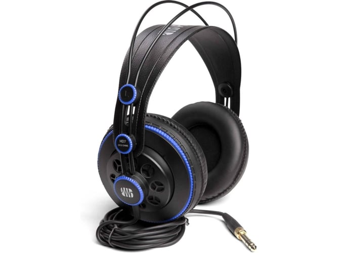 Presonus Hd7a Auriculares de diadema cerrado para dj jack 6.35 mm 14 potencia 300 mw cable 2.5 color hd7