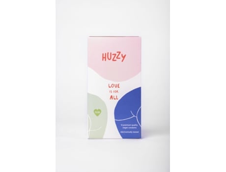 Caja de preservativos veganos de 12 unidades Huzzy HUZZY