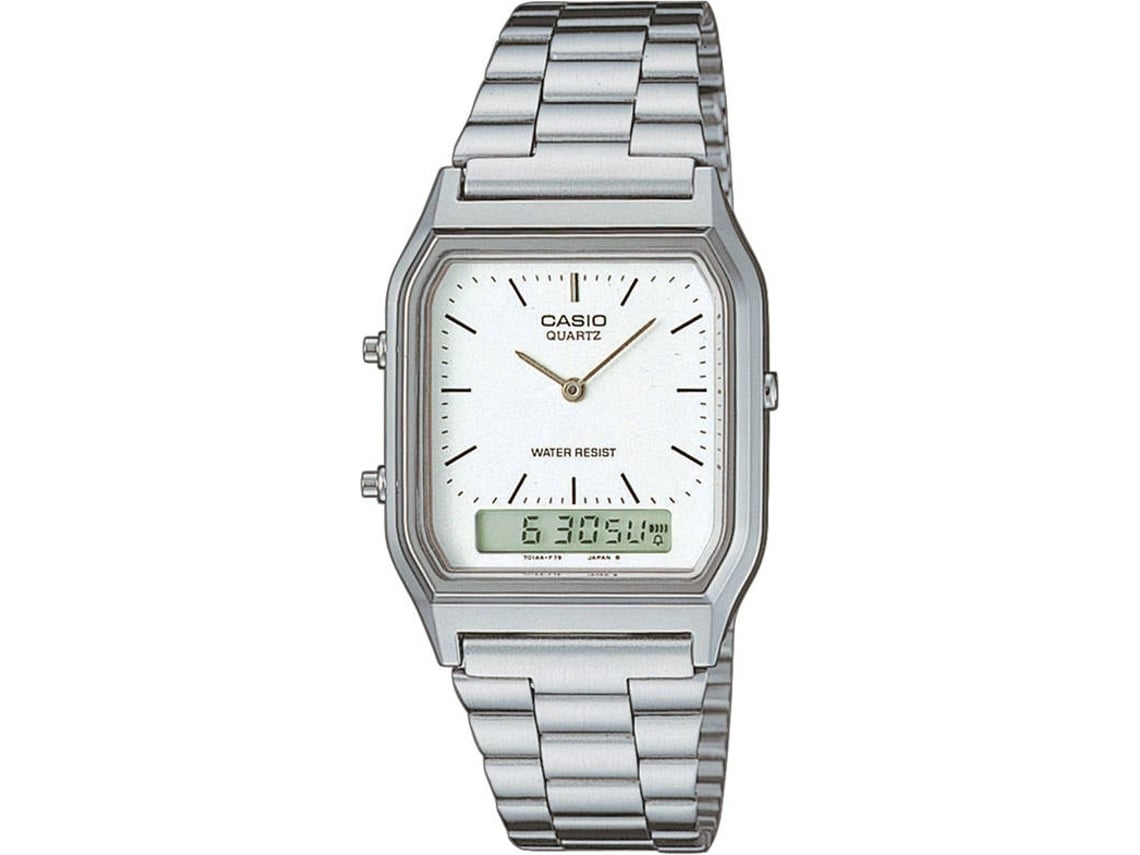 Reloj CASIO Hombre (Acero - Plateado)