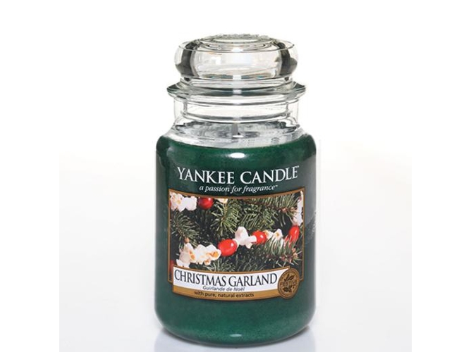 Yankee Candle Guirnalda de navidad vela en frasco grande 1316480e