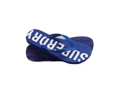 Chanclas para Hombre SUPERDRY (L - Azul)