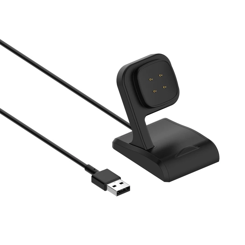 Cable Cargador para Fitbit by Google Versa 4 / 3 Versa4 Sense 2 WUXING Negro