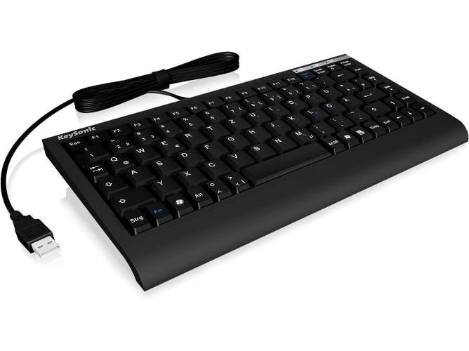 Keysonic Ack595 Teclado negro con cable layout us