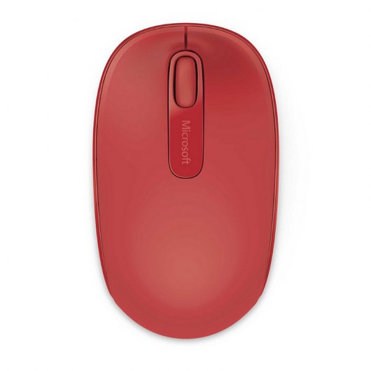 Microsoft 1850 Rojo – wireless mobile mouse llama nano transceptor plugandgo casual 1000 dpi m1850 1000dpi