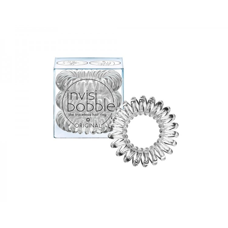 Elástico para el Pelo INVISIBOBBLE Original Crystal Clear Transparente (3 Unidades)