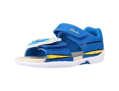 Zapatos de Niños CLARKS Zora Nemo Piel Azul (26)