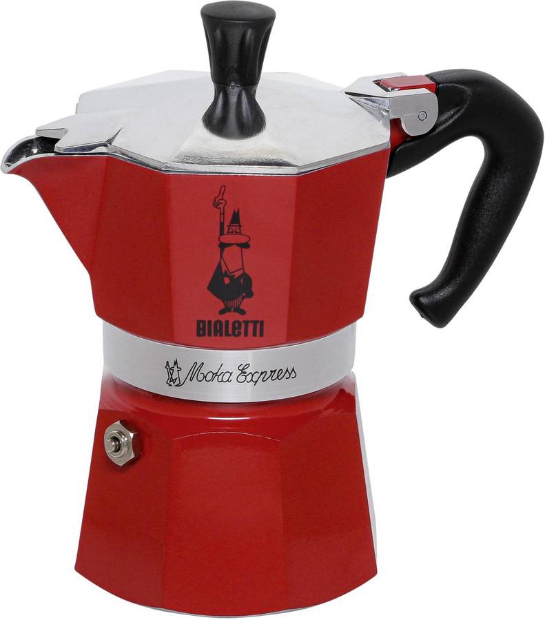 Cafetera BIALETTI Moka Express Rojo