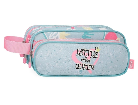 Estuche Little urban queen triple compartimento.