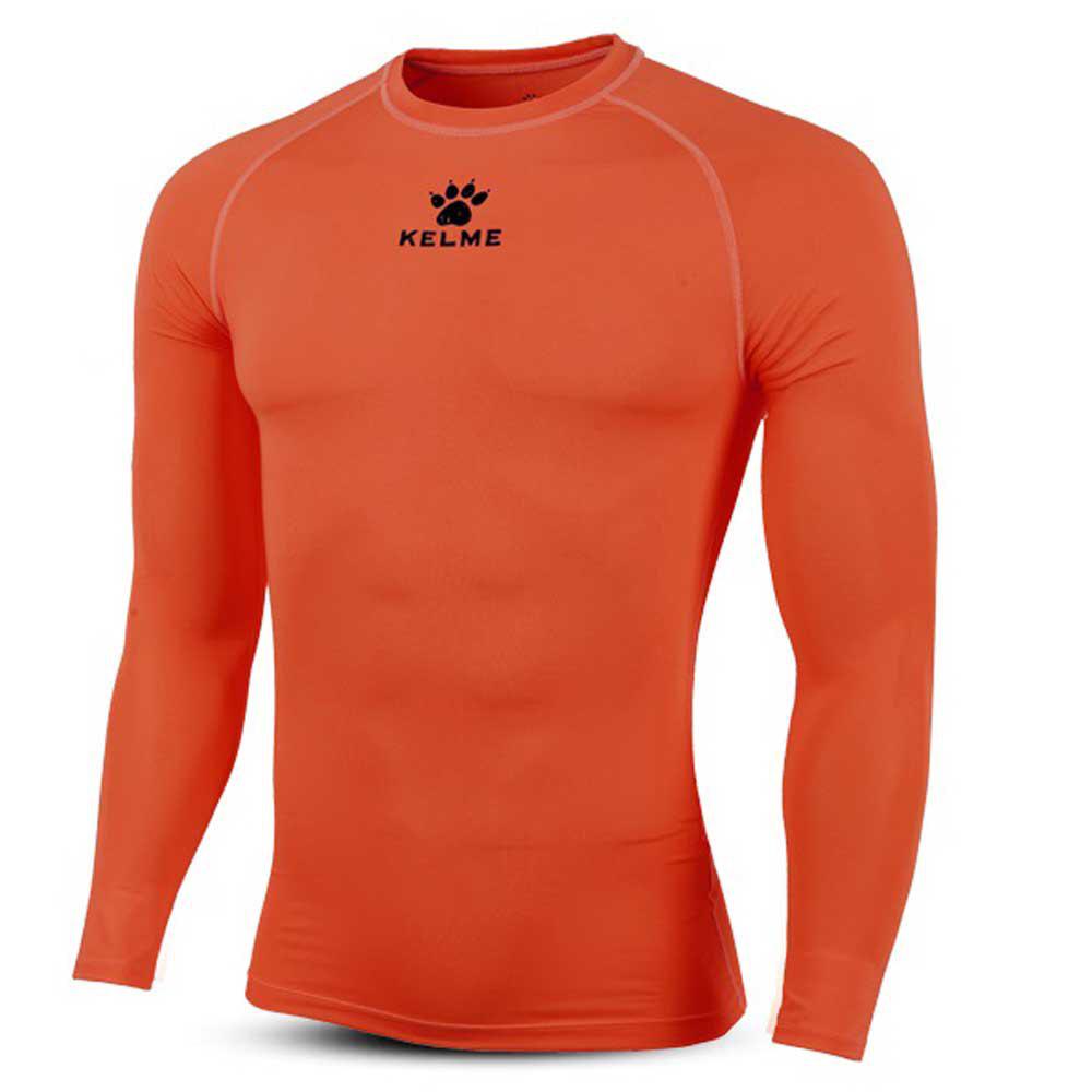 Camiseta Térmica Ml ropa interior para hombre kelme tea naranja s