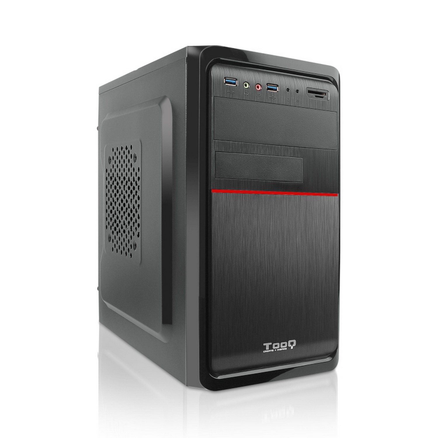 Caja PC TOOQ TQC-4745DU3C-B (Mini ATX Tower - Negro)