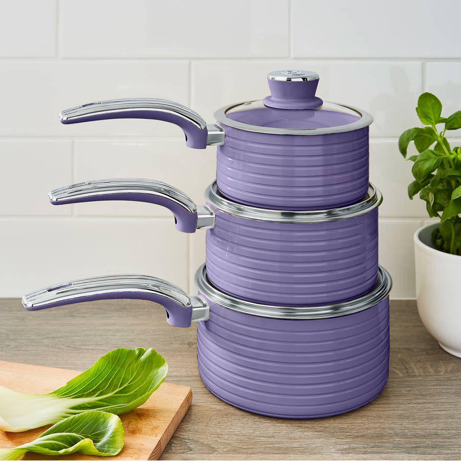 Batería de Cocina SWAN SWN-SWPS5020PURN Morado (5un)