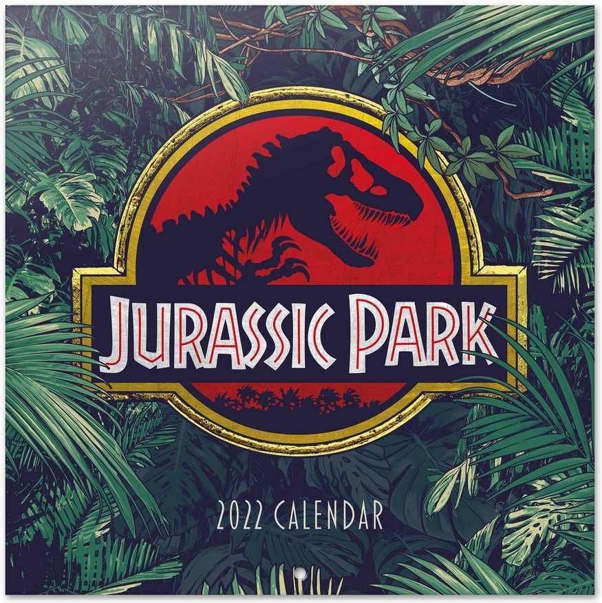 Calendario Jurassic Park 2022 │ mensual producto con licencia oficial erik editores 30x30