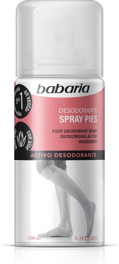 Crema de Pies BABARIA Pies Desodorante Sin Gas (150 ml)