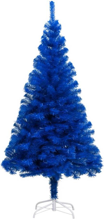 Árbol de Navidad VIDAXL con Luzes LED y Bolas (Azul - 75x15 cm)