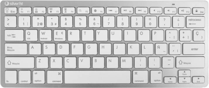 Teclado SILVERHT 19386 (Inalámbrico - Layout Español)