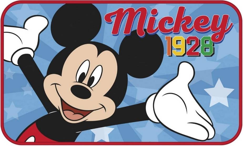 Alfombra MICKEY MOUSE 66047 (Rojo - Poliéster - 45x75 cm)