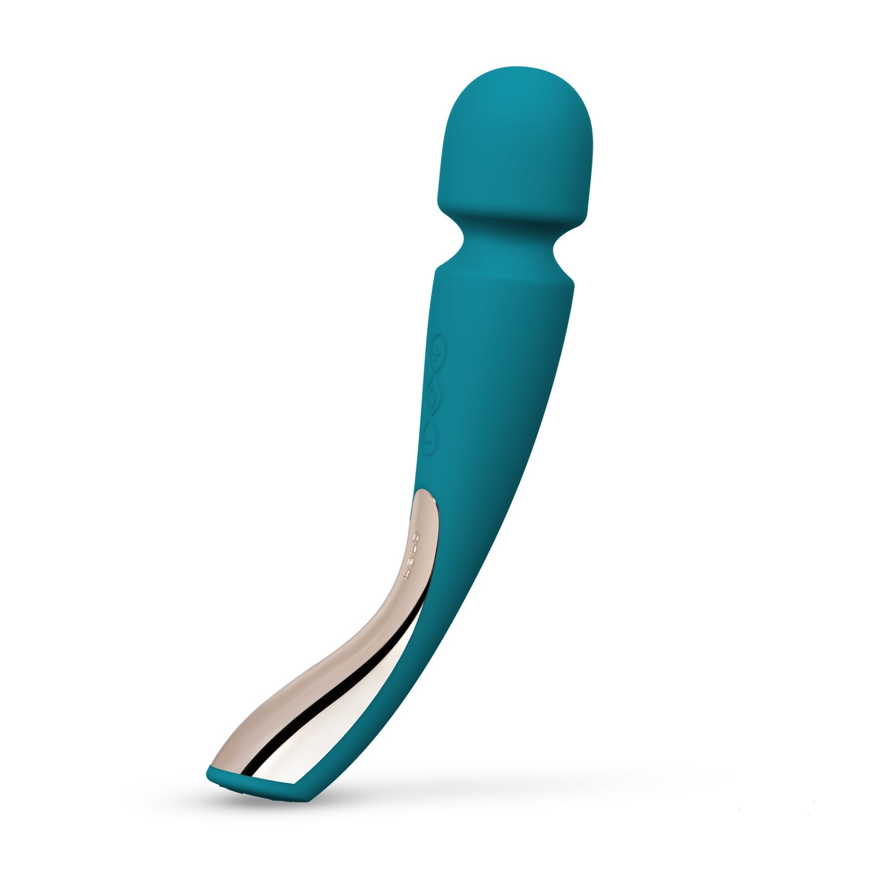 Estimulador LELO Smart Wand 2 Masajeador Corporal Mediano "Varita" Azul Océano (Masajeador para El Alivio de La Tensión Muscular y El Placer - Resistente Al Agua - Sin Cable)