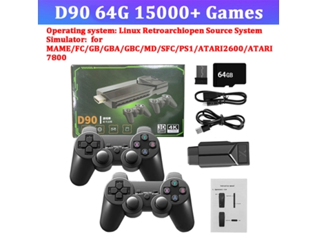 Consola Retro HD D90 64G 15000 Juegos