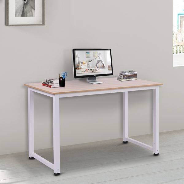 Escritorio HOMCOM 836-121WT (Blanco - 120x60x76cm - MDF)