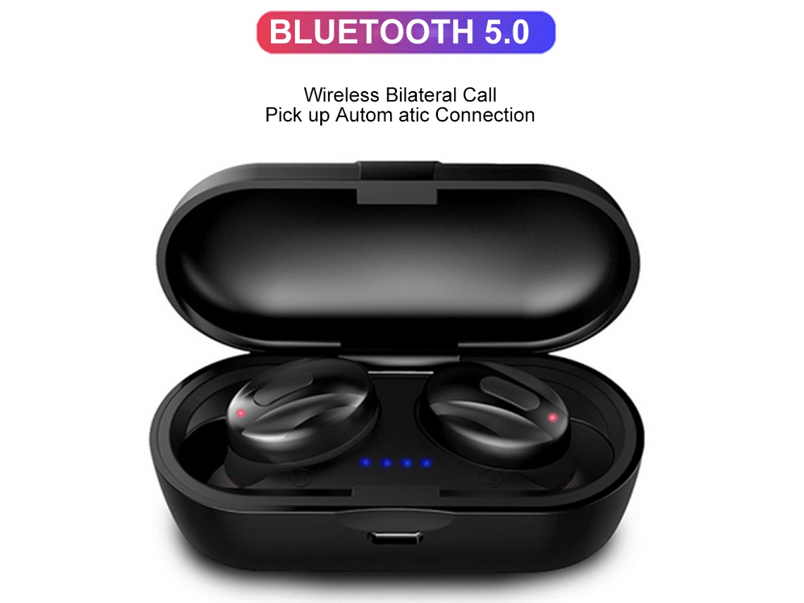 Auriculares bluetooth 5.0 estéreo 2025 sonido con estuche de carga