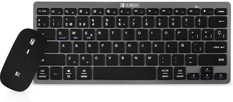 Teclado SUBBLIM Touchpad Compact (Gris)