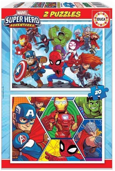 Puzzle EDUCA BORRAS Super Heroes Marvel (Edad Mínima: 3 Anos - 20 Piezas)