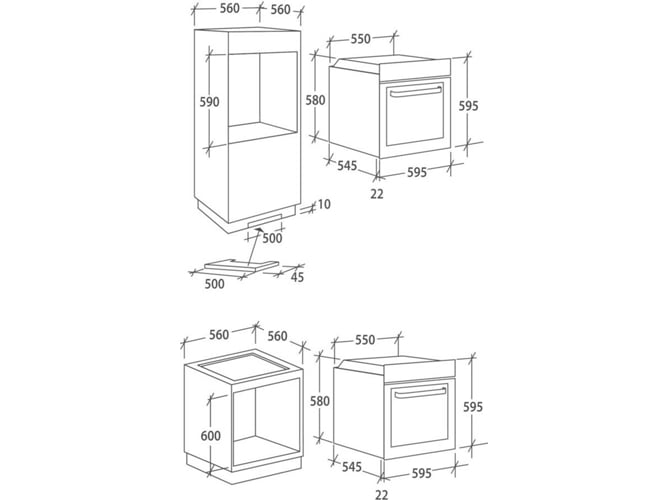 FORNO CANDY FCDP 818 VX