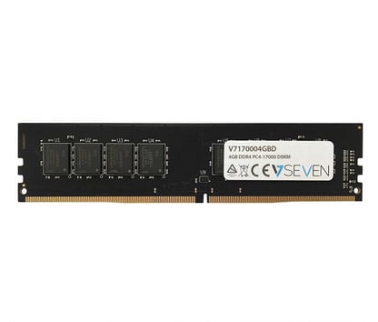 Memoria RAM DDR4 V7 V7170004GBD (1 x 4 GB - 2133 MHz - CL 15 - Negro)