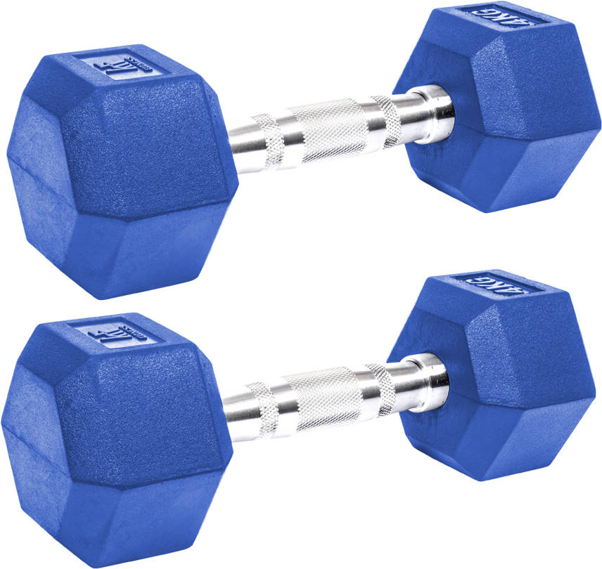 Mancuernas KRF FITNESS Hexag Azul (4kg)